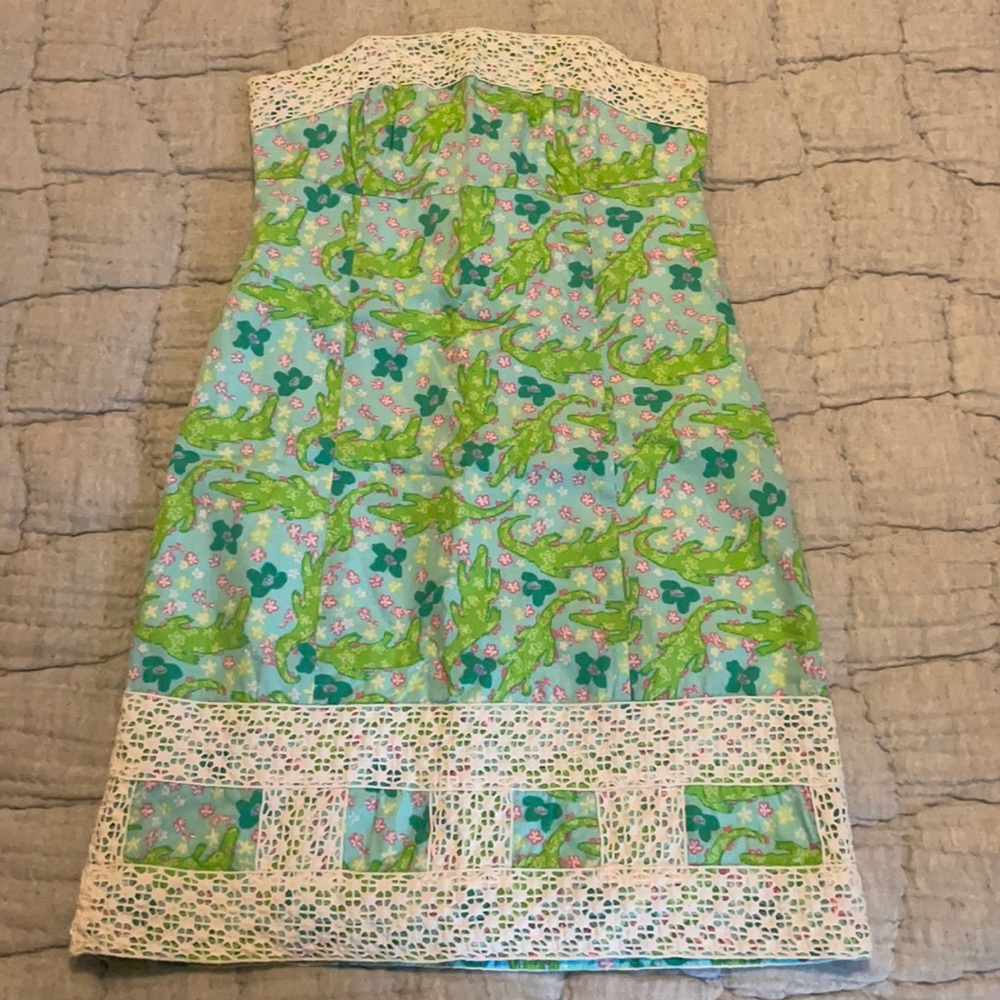 Lilly Pulitzer strapless dress